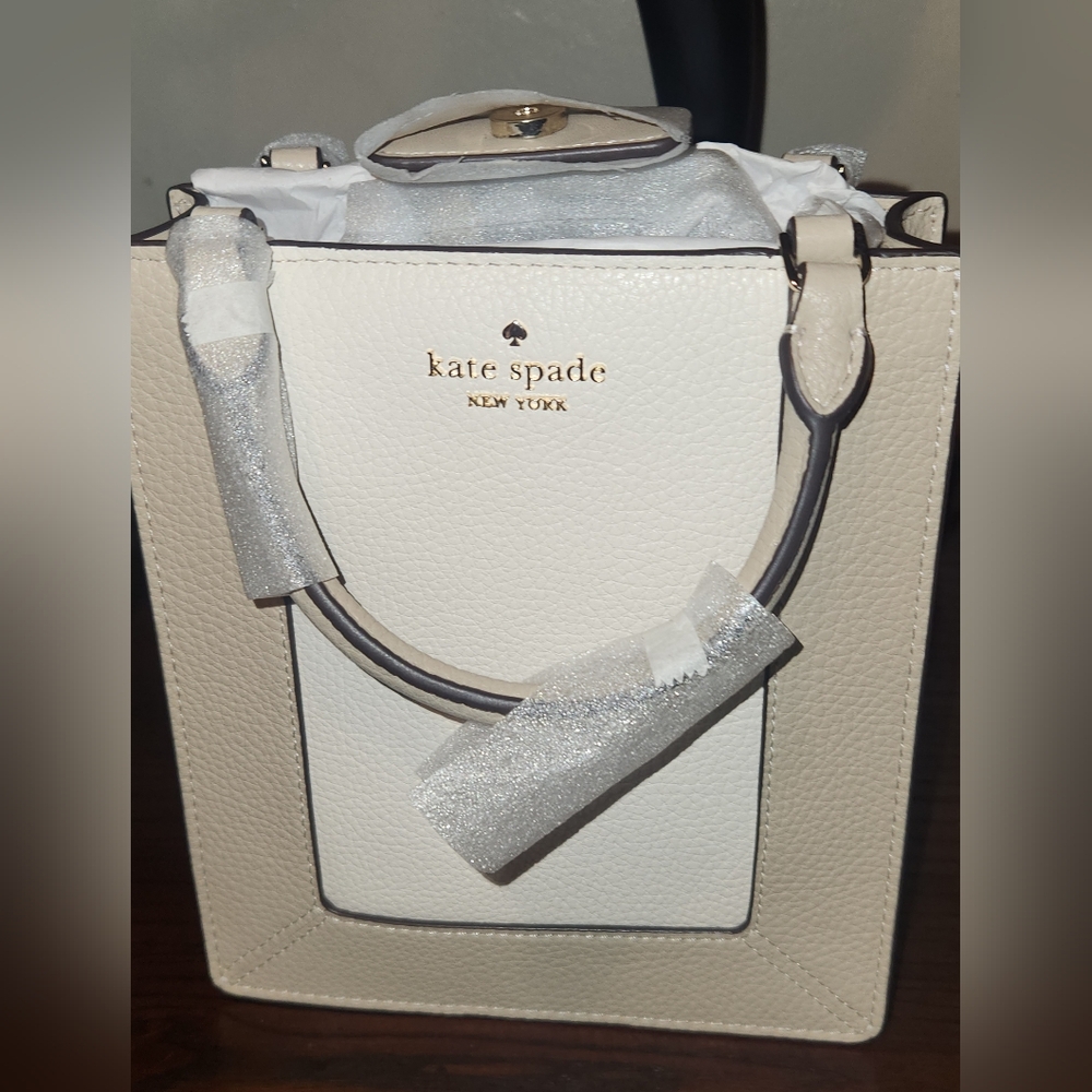Kate Spade Cream and Tan Women's Bag